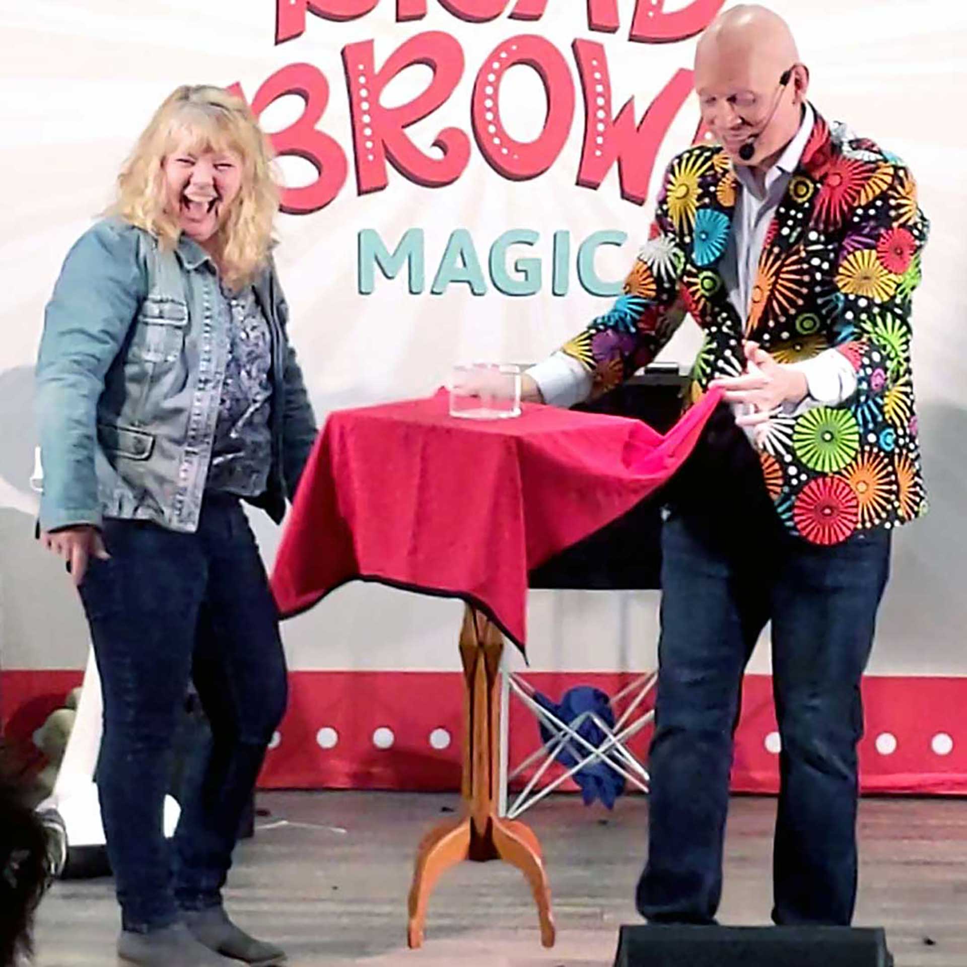 Brad brown comedy magic show